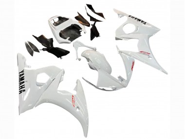 2003-2004 Yamaha YZF R6 Motorcycle Fairing - White UK