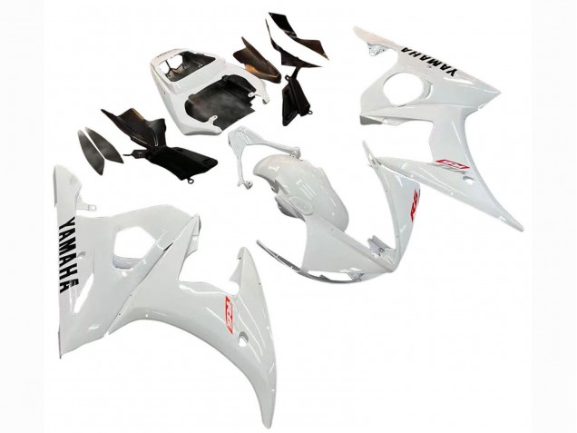 2003-2004 Yamaha YZF R6 Motorcycle Fairing - White UK