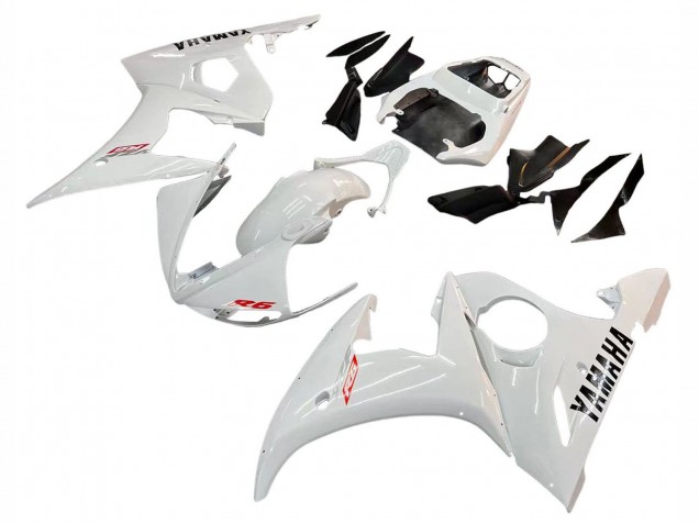 2003-2004 Yamaha YZF R6 Motorcycle Fairing - White UK
