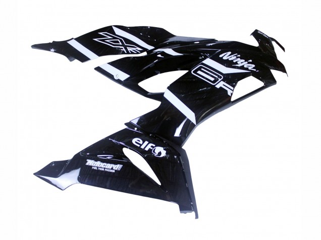 2019-2022 Kawasaki ZX6R Motorcycle Fairings - Glossy Black White UK
