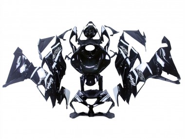 2019-2022 Kawasaki ZX6R Motorcycle Fairings - Glossy Black White UK