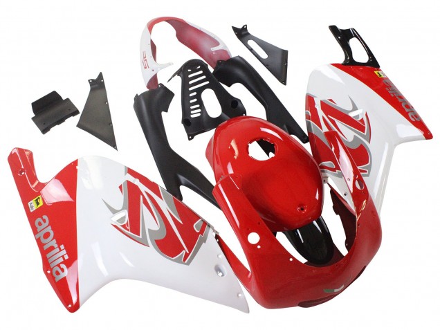 2000-2005 Aprilia RS125 Motorcycle Fairings - White Red UK