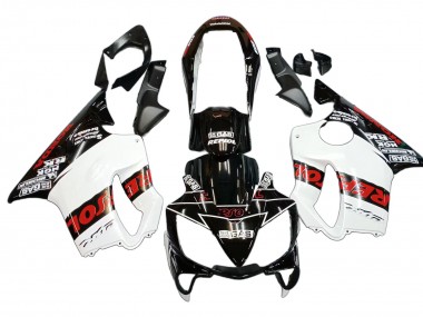 2004-2007 Honda CBR600 F4i Motorcycle Fairings - White Glossy Black Red Repsol UK