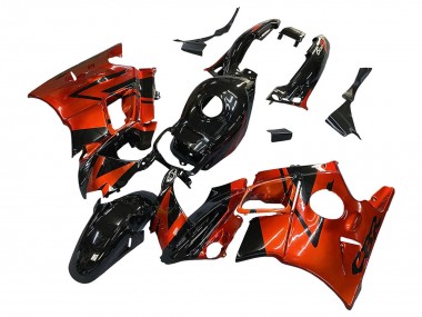 1991-1994 Honda CBR600 F2 Motorcycle Fairings - Orange Glossy Black UK