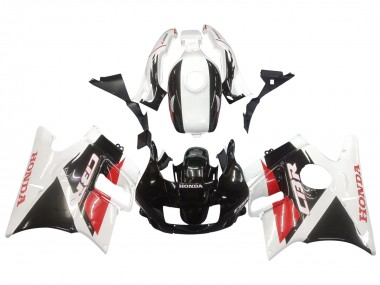 1991-1994 Honda CBR600 F2 Motorcycle Fairings - White Red Glossy Black UK