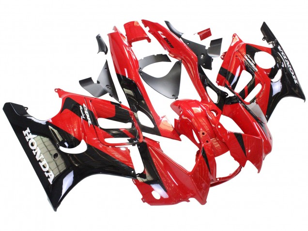 1997-1998 Honda CBR600 F3 Motorcycle Fairings - Red Glossy Black UK