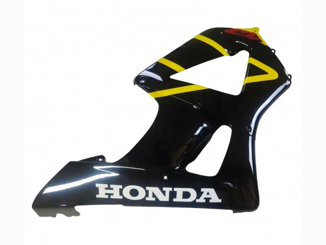 2000-2001 Honda CBR900RR 929 Motorcycle Fairings - Yellow Glossy Black UK