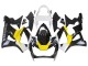 2000-2001 Honda CBR900RR 929 Motorcycle Fairings - White Yellow Glossy Black UK
