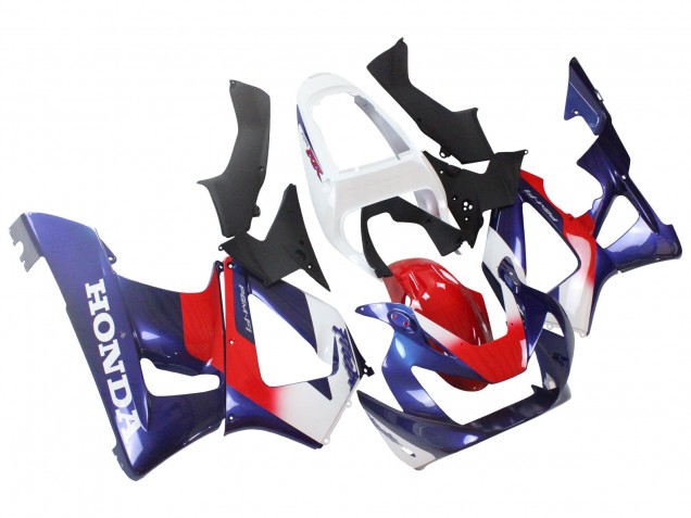 2000-2001 Honda CBR900RR 929 Motorcycle Fairings - White Red Blue UK