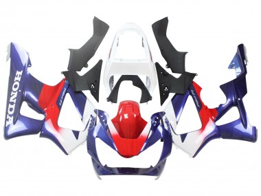 2000-2001 Honda CBR900RR 929 Motorcycle Fairings - White Red Blue UK