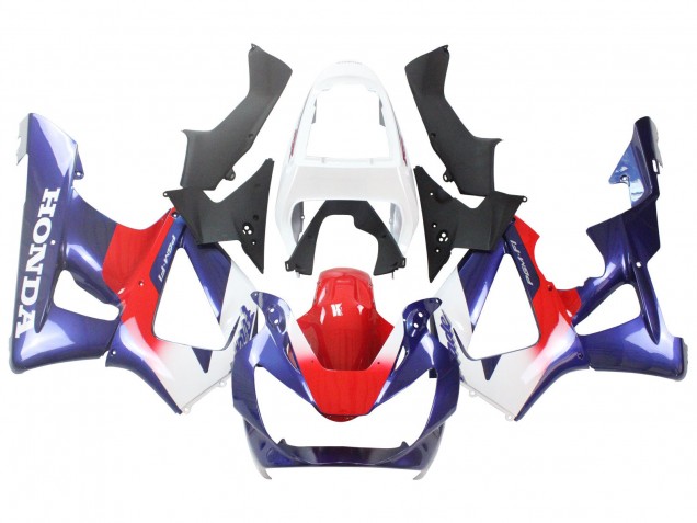 2000-2001 Honda CBR900RR 929 Motorcycle Fairings - White Red Blue UK