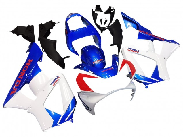 2000-2001 Honda CBR900RR 929 Motorcycle Fairings - White Blue Red HRC UK