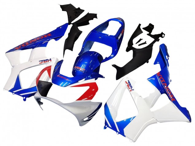 2000-2001 Honda CBR900RR 929 Motorcycle Fairings - White Blue Red HRC UK