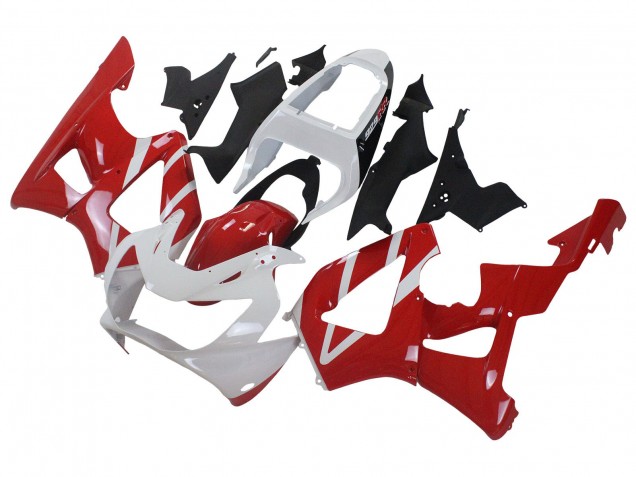 2000-2001 Honda CBR900RR 929 Motorcycle Fairings - White Red UK