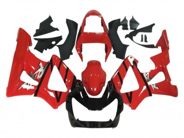 2000-2001 Honda CBR900RR 929 Motorcycle Fairings - Red Glossy Black UK