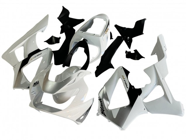 2000-2001 Honda CBR900RR 929 Motorcycle Fairings - White Silver UK
