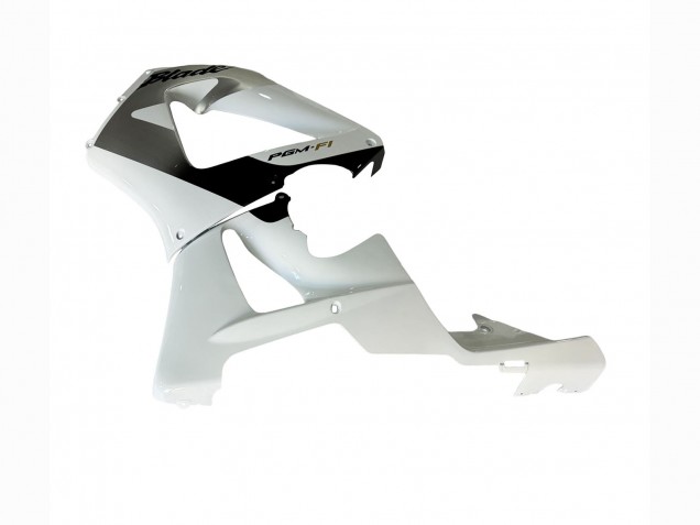 2000-2001 Honda CBR900RR 929 Motorcycle Fairings - White Silver UK