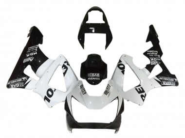 2000-2001 Honda CBR900RR 929 Motorcycle Fairings - White Glossy Black Repsol UK
