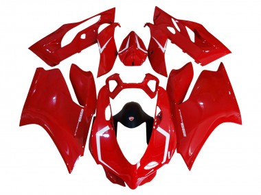 2011-2014 Ducati 1199 Motorcycle Fairing Kits - Red UK