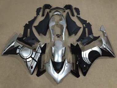 2013-2015 Honda CBR500R Motorcycle Fairings - Silver Glossy Black UK