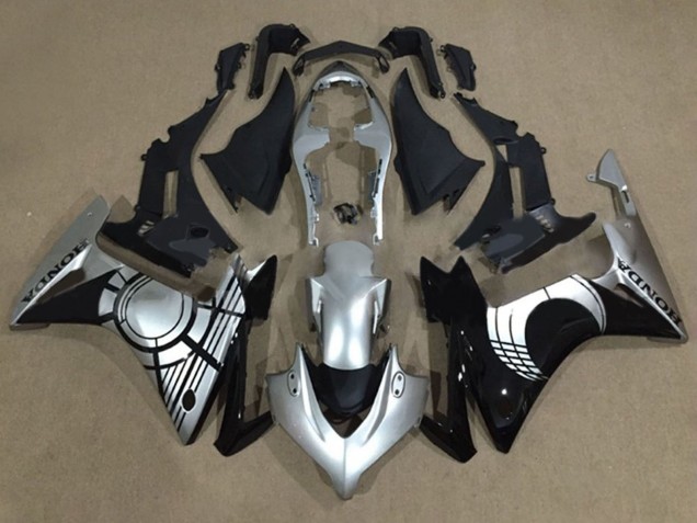 2013-2015 Honda CBR500R Motorcycle Fairings - Silver Glossy Black UK