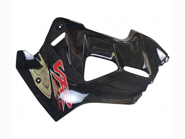 1998-2001 Honda VFR 800 Motorcycle Fairings - Glossy Black Red Decal UK
