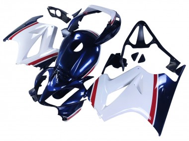 2002-2013 Honda VFR 800 Motorcycle Fairings - White Red Dark Blue UK