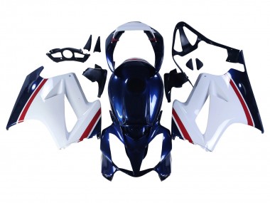 2002-2013 Honda VFR 800 Motorcycle Fairings - White Red Dark Blue UK