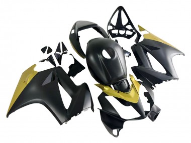 2002-2013 Honda VFR 800 Motorcycle Fairings - Yellow Matte Black UK