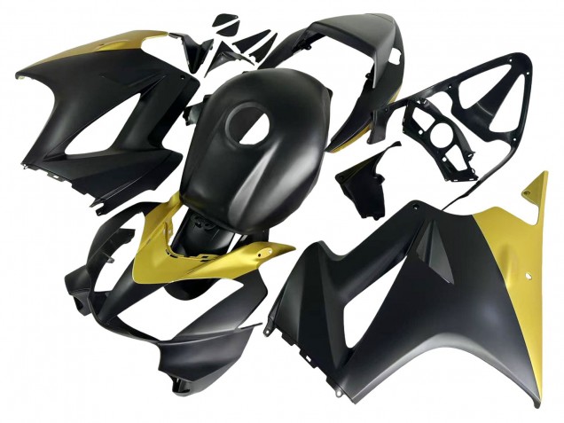 2002-2013 Honda VFR 800 Motorcycle Fairings - Yellow Matte Black UK