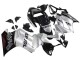 2002-2013 Honda VFR 800 Motorcycle Fairings - Silver Glossy Black Repsol UK