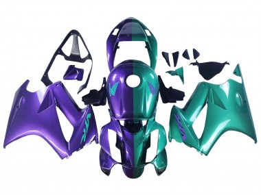 2002-2013 Honda VFR 800 Motorcycle Fairings - Purple Green UK