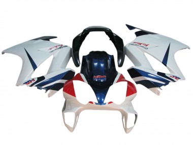 2002-2013 Honda VFR 800 Motorcycle Fairings - White Red Dark Blue HRC UK