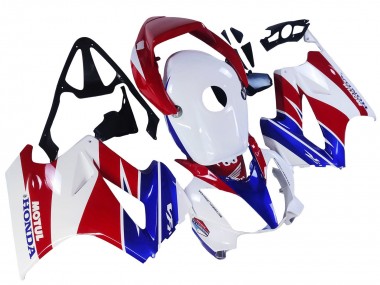 2002-2013 Honda VFR 800 Motorcycle Fairings - White Red Blue Motul UK