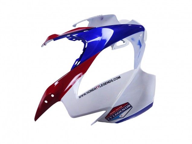 2002-2013 Honda VFR 800 Motorcycle Fairings - White Red Blue Motul UK