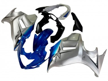 2008-2013 Suzuki GSX650F Motorcycle Fairings - Silver Blue UK