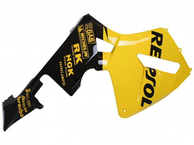 2005-2006 Honda CBR600RR Motorcycle Fairings - Yellow Black Repsol UK