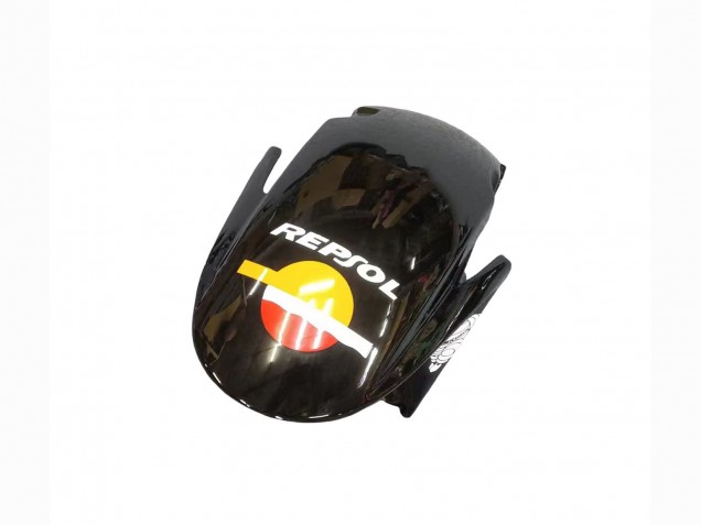 2007-2008 Honda CBR600RR Motorcycle Fairings - Yellow Orange Glossy Black Rossi Repsol UK