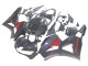 2013-2023 Honda CBR600RR Motorcycle Fairings - Black Carbon Fiber Red UK