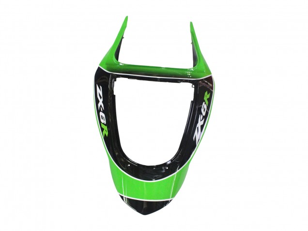 2003-2004 Kawasaki ZX6R Motorcycle Fairings - Green White Black UK