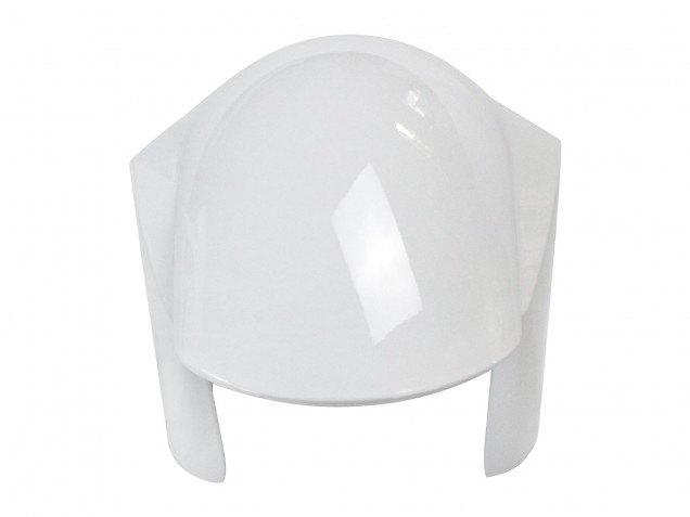 2003-2004 Kawasaki ZX6R Motorcycle Fairings - White Black Decals UK