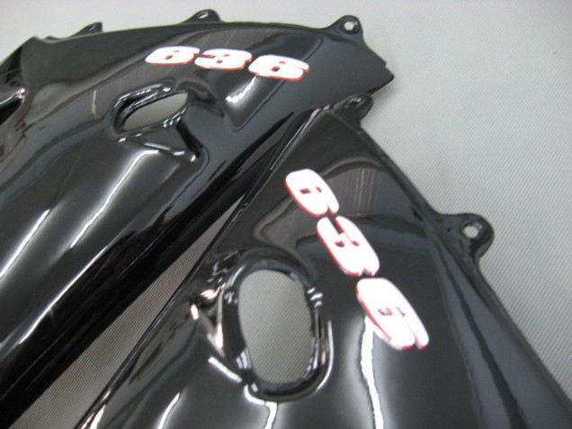 2003-2004 Kawasaki ZX6R Motorcycle Fairings - Glossy Black UK