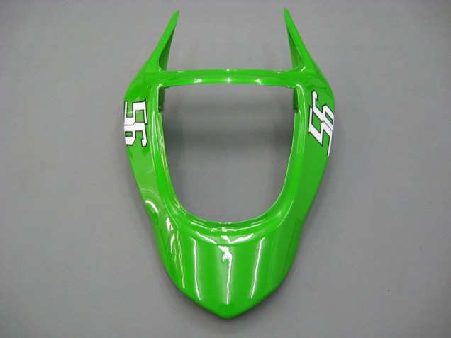 2003-2004 Kawasaki ZX6R Motorcycle Fairings - Green White Black Elf Bridgestone UK
