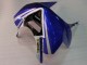 2003-2004 Kawasaki ZX6R Motorcycle Fairings - White Blue Red Fiat UK