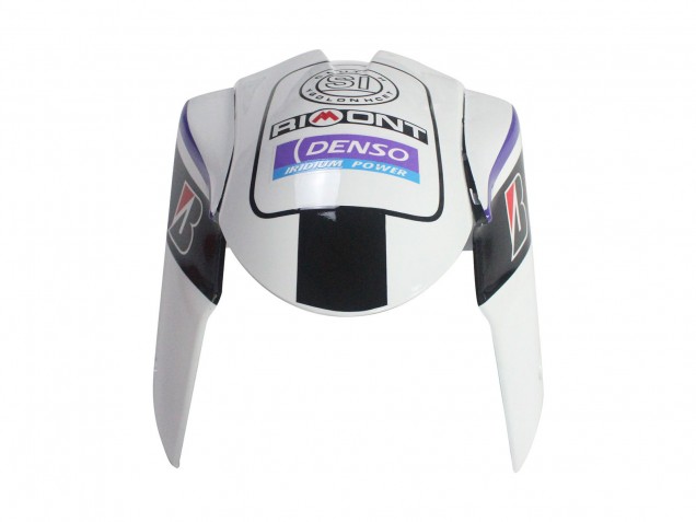 2005-2006 Kawasaki ZX6R Motorcycle Fairings - White Purple Black Rizoma Playboy DENSO UK