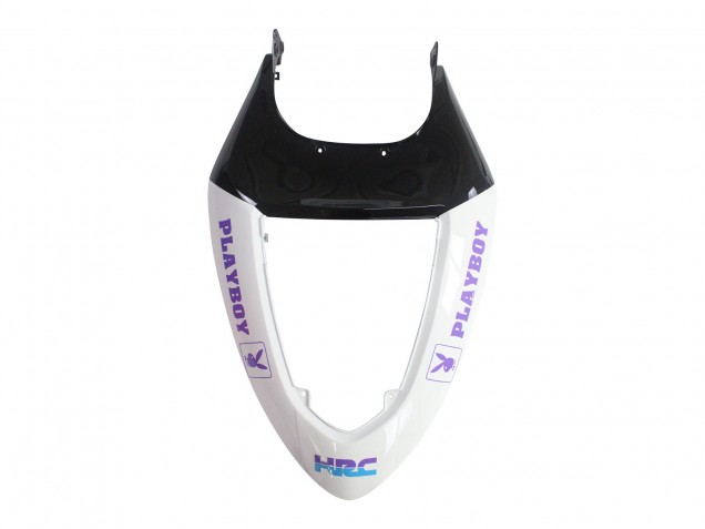2005-2006 Kawasaki ZX6R Motorcycle Fairings - White Purple Black Rizoma Playboy DENSO UK