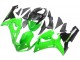 2005-2006 Kawasaki ZX6R Motorcycle Fairings - Green Black Ninja UK