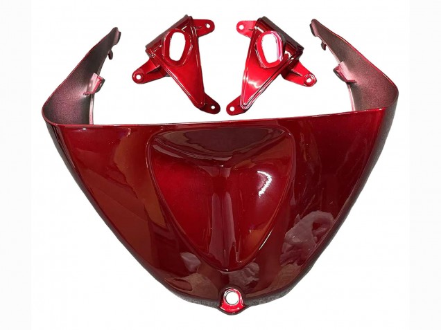 2005-2006 Kawasaki ZX6R Motorcycle Fairings - Red Black UK