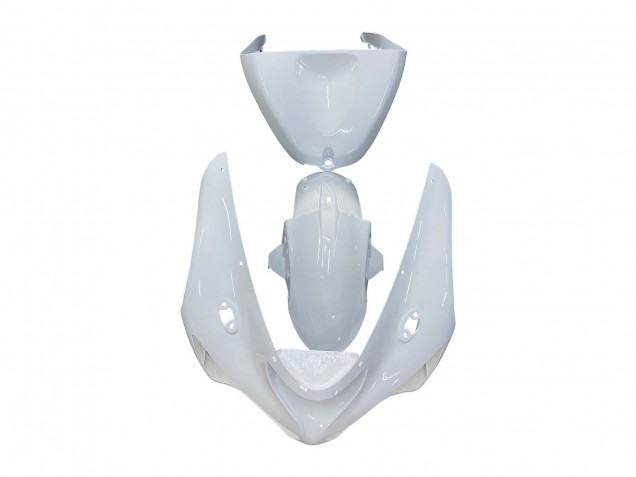 2005-2006 Kawasaki ZX6R Motorcycle Fairings - White UK