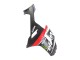 2007-2008 Kawasaki ZX6R Motorcycle Fairings - Black White Red with White Snow Decal Ninja Elf UK
